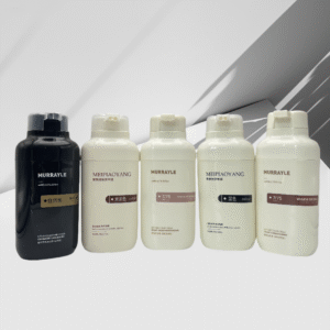 460ml custom shampoo conditioner lotion hair color dye plastic bottles with dual tube pump dispensers