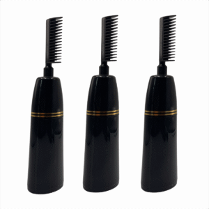 custom 2 in 1 hair dye shampoo bottle with comb 200ml hair color plastic pp oil dye bottle