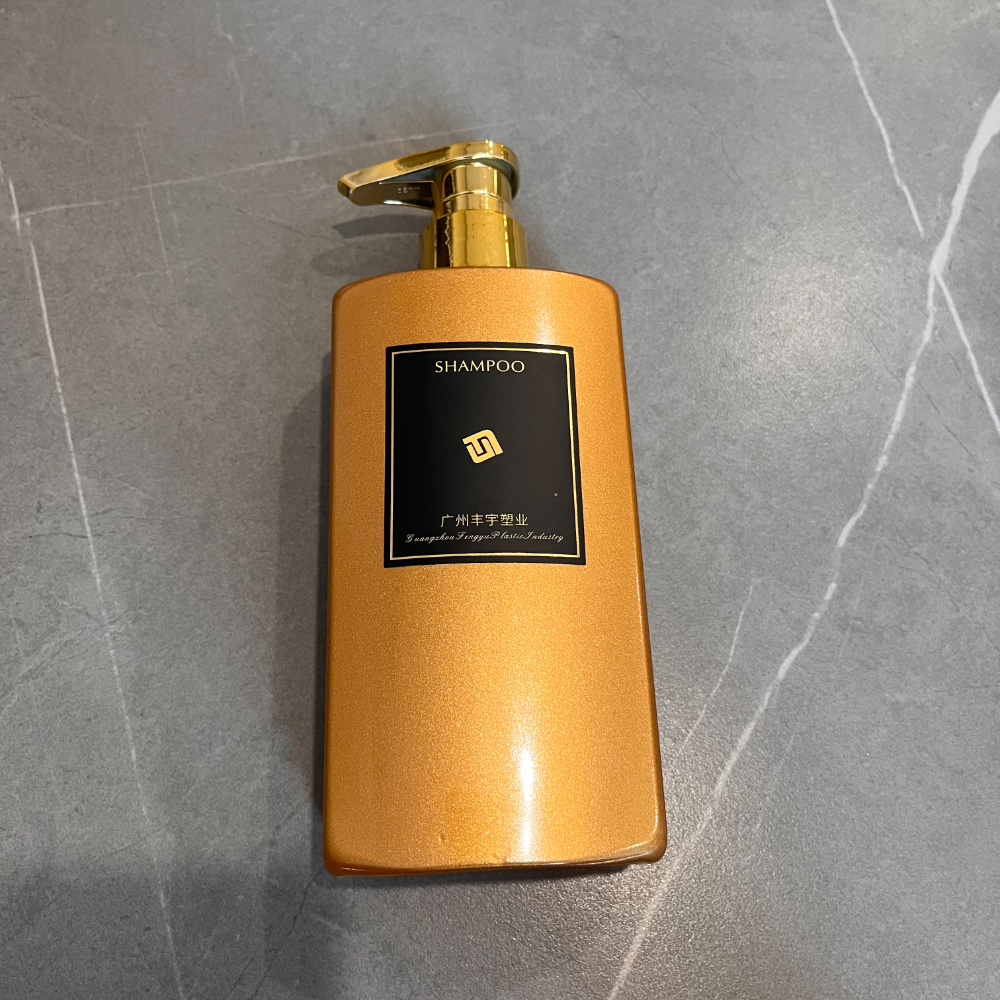 luxury 500ml square flat shape plastic pump lotion shampoo bottle pet cosmetic packaging luxury 500ml square flat shape plastic pump lotion shampoo bottle pet cosmetic packaging